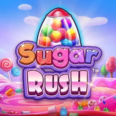 Sugar Rush cluster-pays slot tile in the DraftKings game lobby